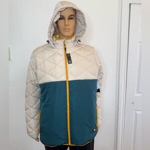 🆕 Vans MTE-1 C All Weather Jacket Men’s Size Medium Tan Deep Teal